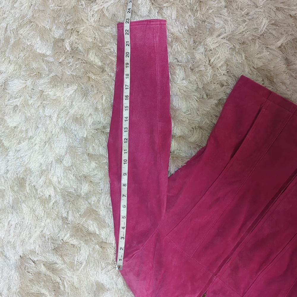 Coldwater Creek Pink Suede Leather Jacket S - Picture 9 of 10